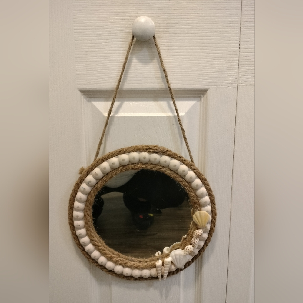 HAND CRAFTED HANGING MIRROR